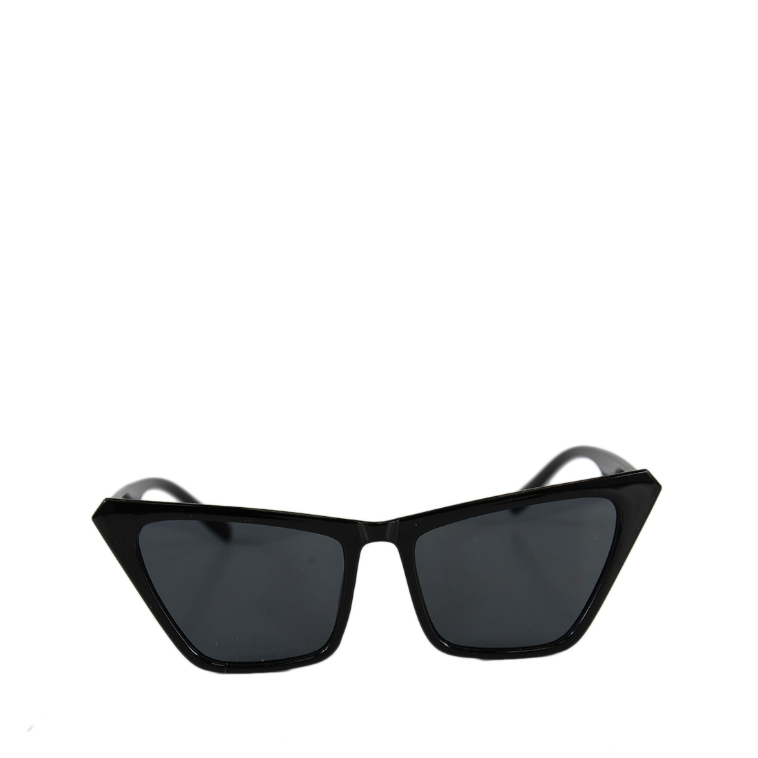 * Beveled cat eye sunglasses in shiny colour