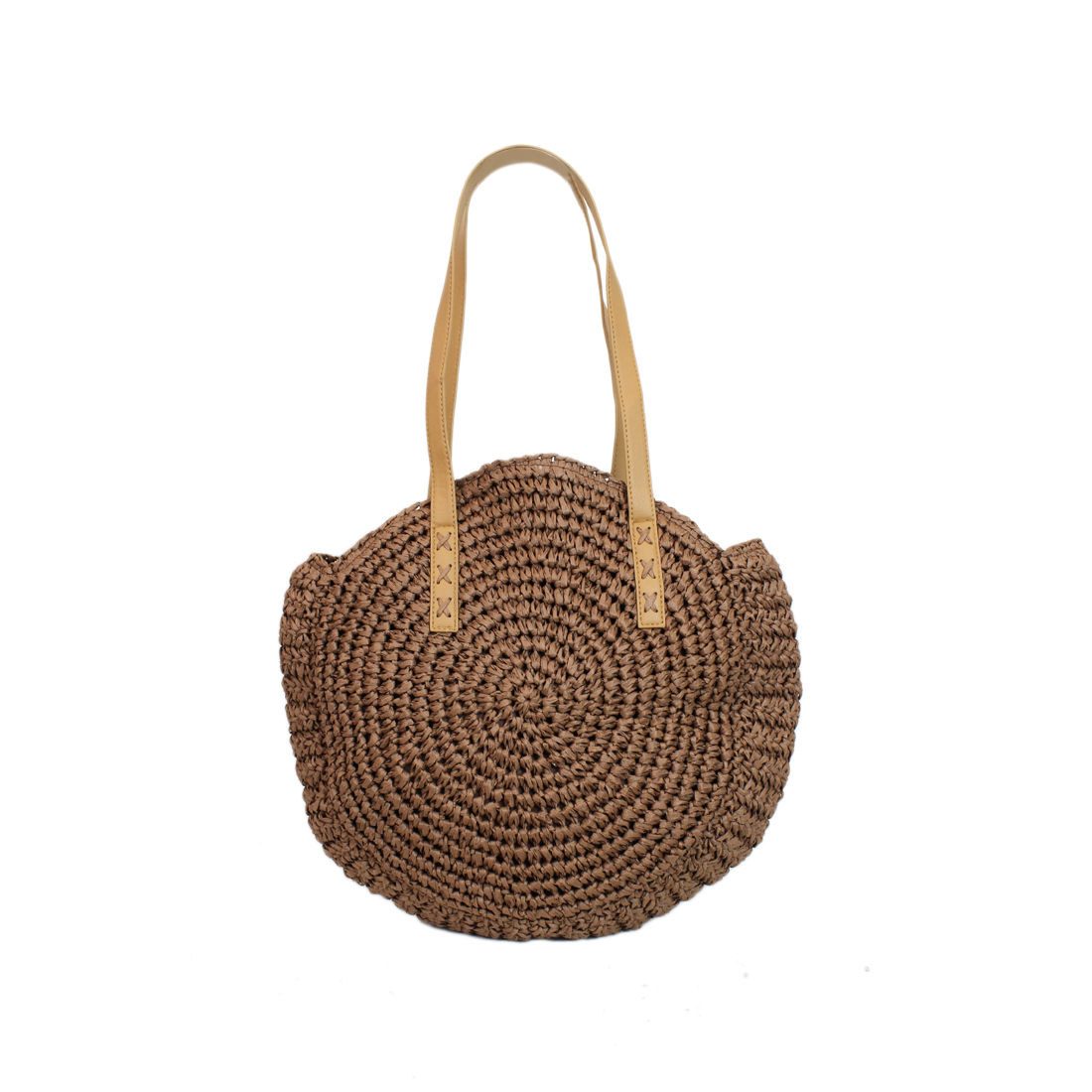 Round rattan with long handles