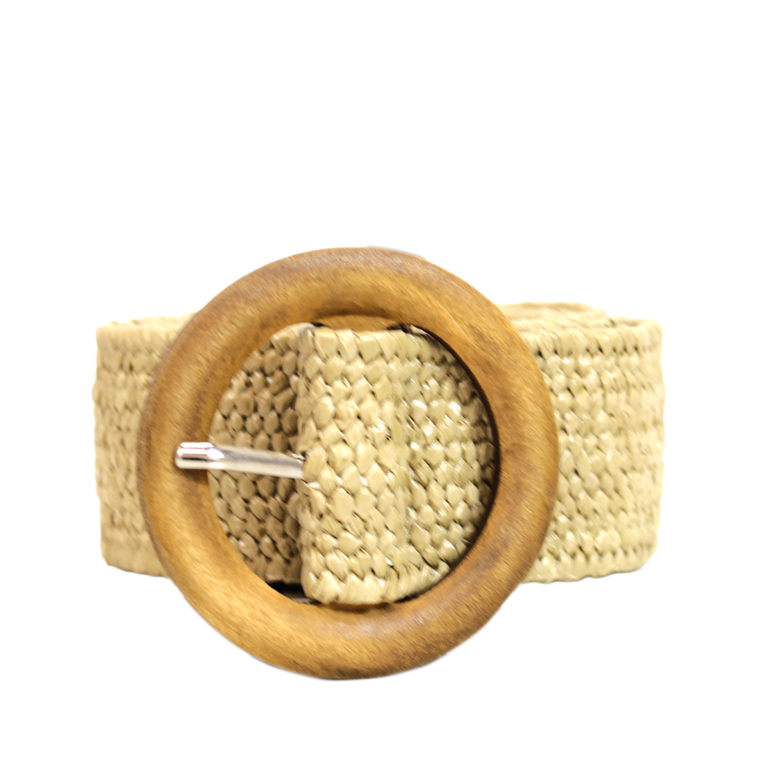 Rattan material with round buckle