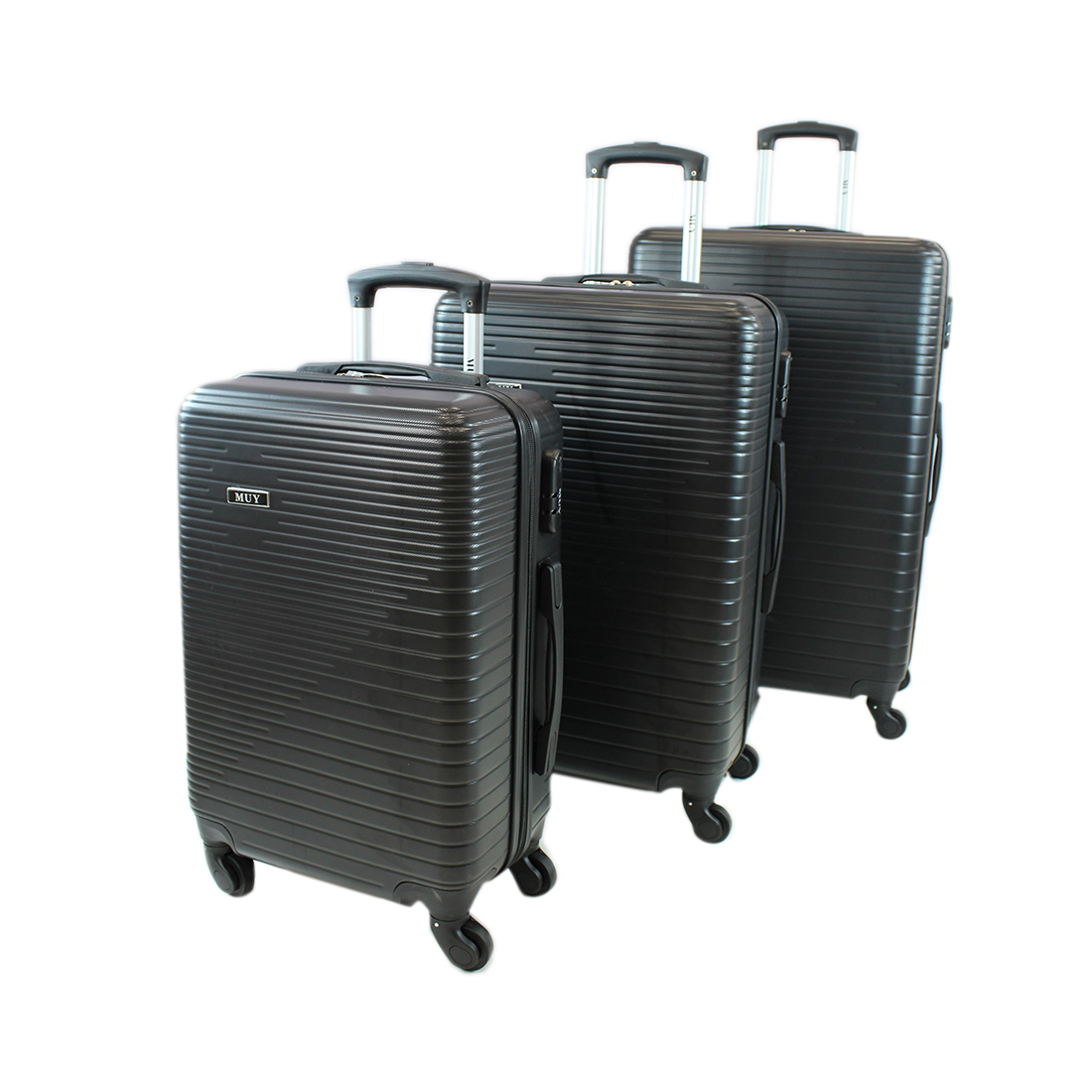 3 Piece Set - Hard-wearing suitcase suitable for any type of travel