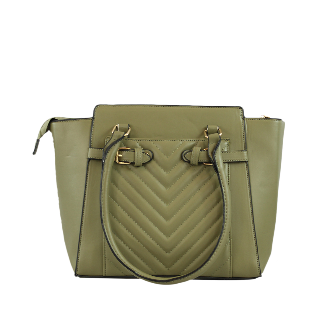 Large Shoulder Bag with design and straps in front