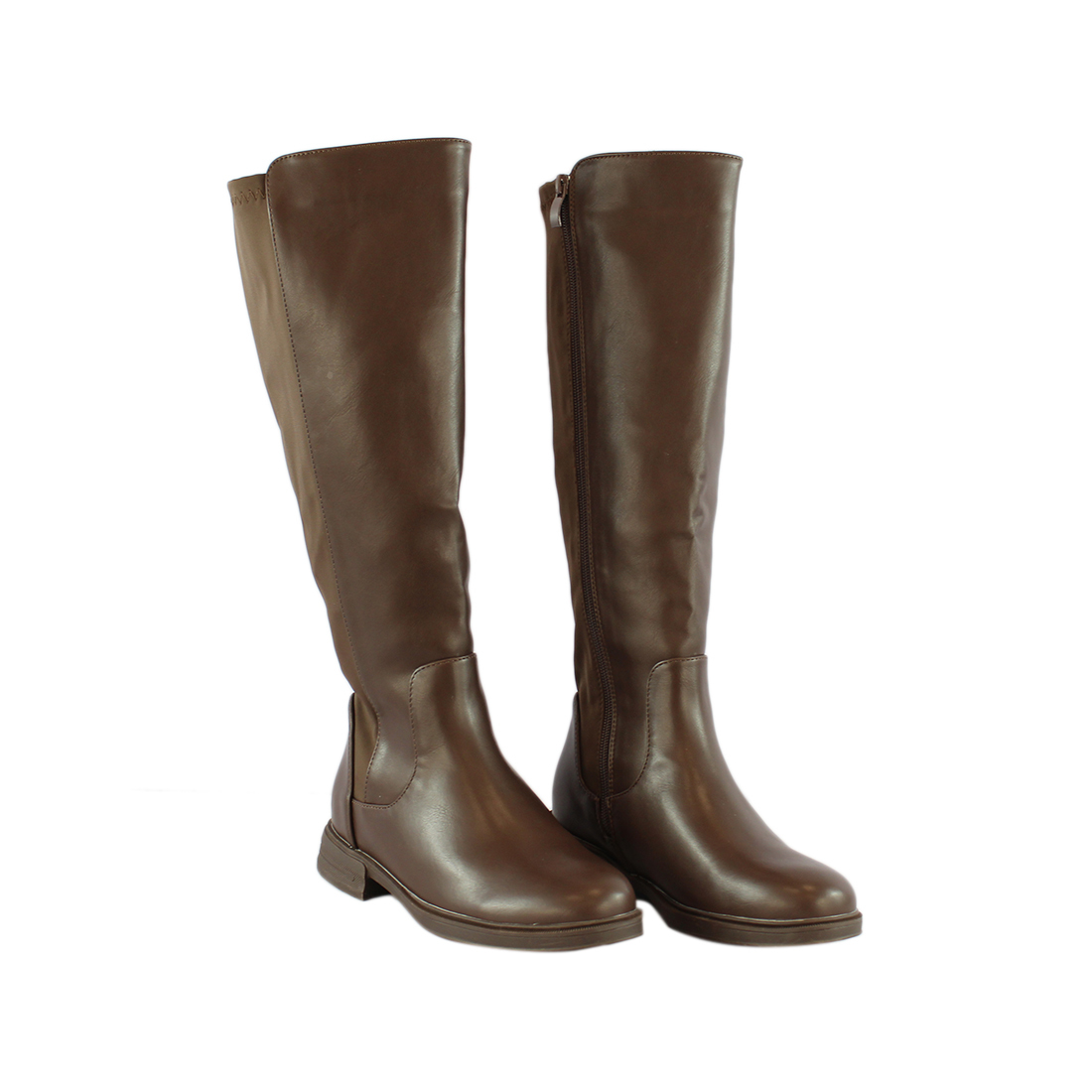 * Stretch Back Knee High Boots