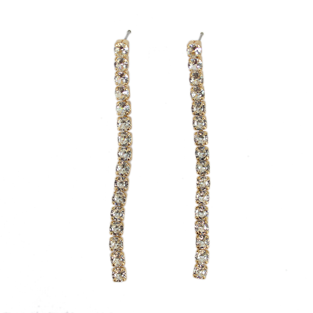 Long Diamond Earrings