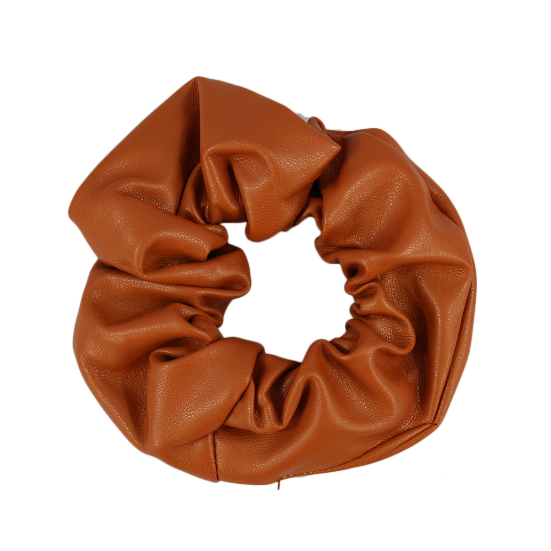 Synthetic Leather Scrunchie Rubber Band