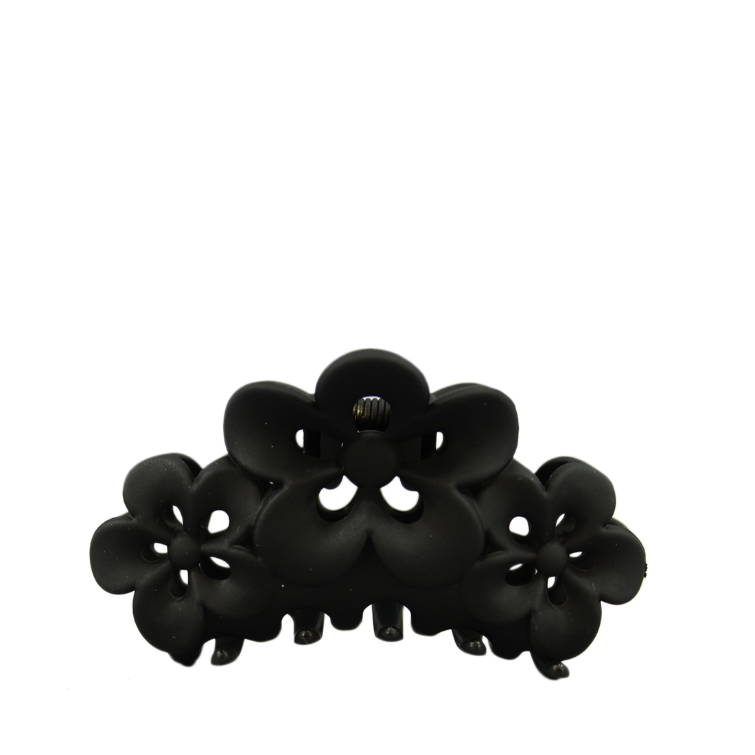 Rounded 3 pieces flower Claw Clip