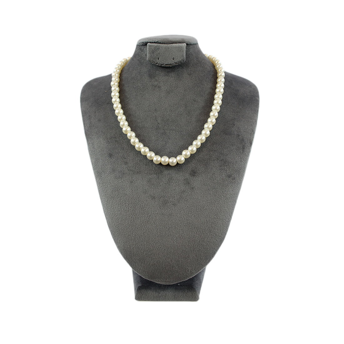 Big plain Pearl Necklace