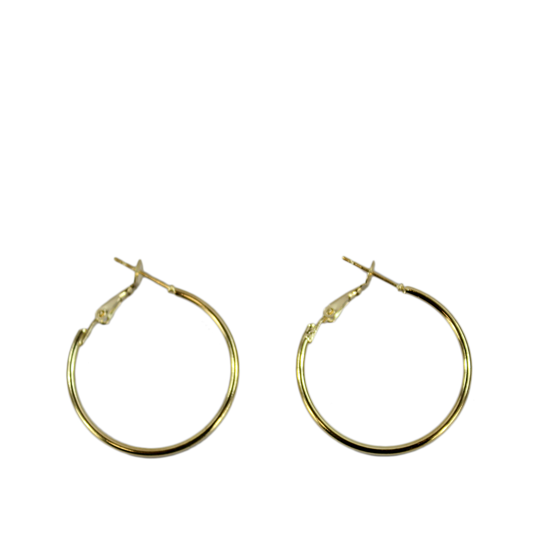 Normal thin hoops earrings