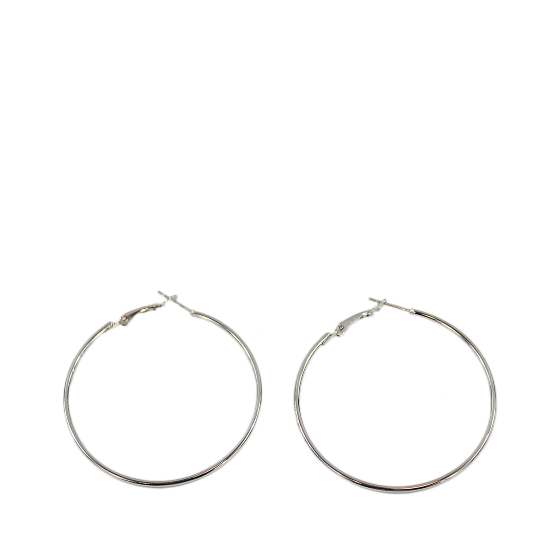 Large thin hoops earrings