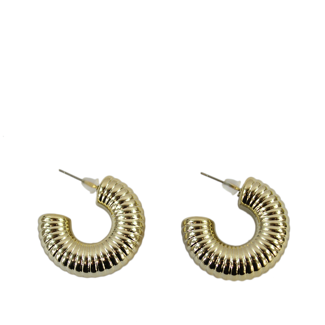 Chunky hoops earrings