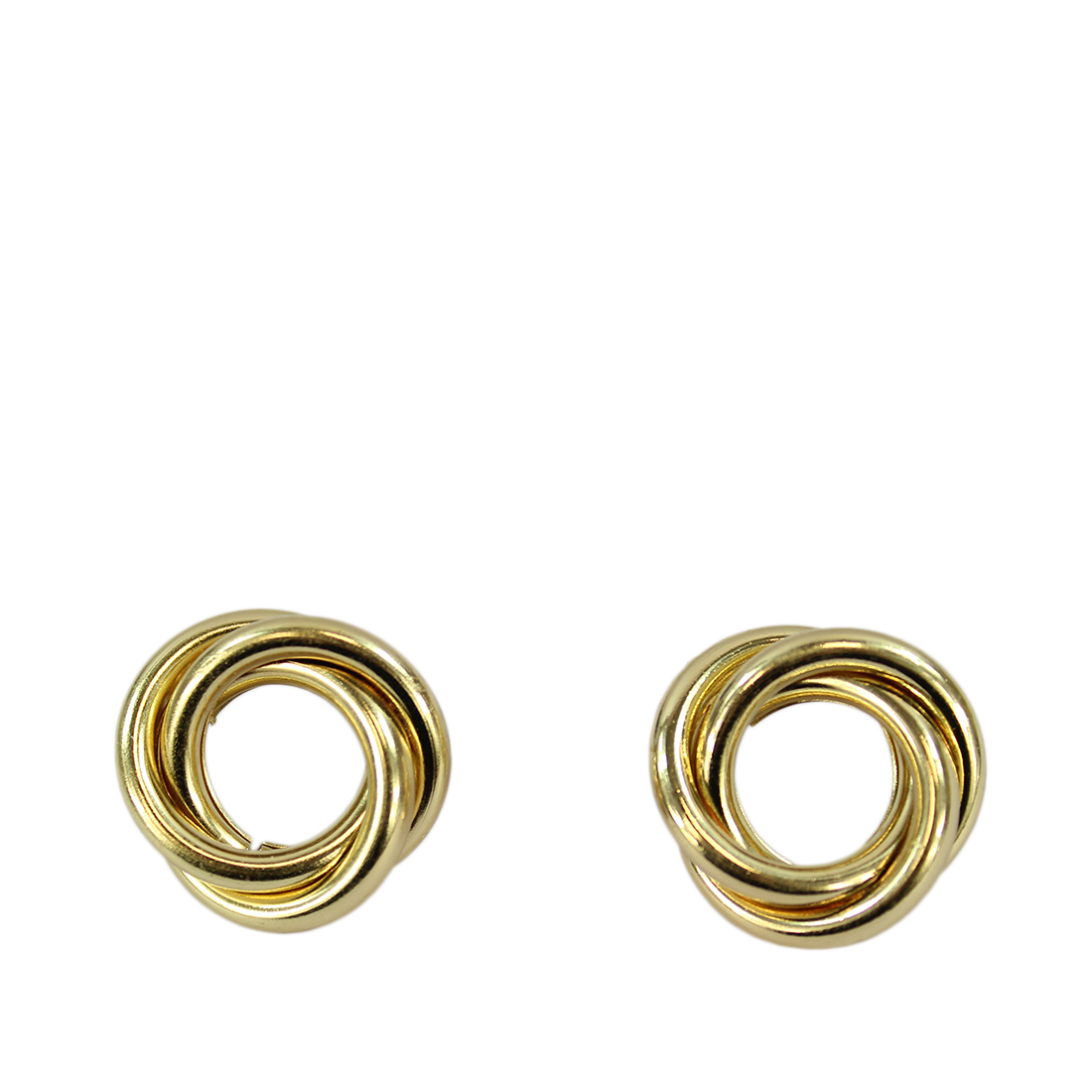 Triple circle knot Earrings