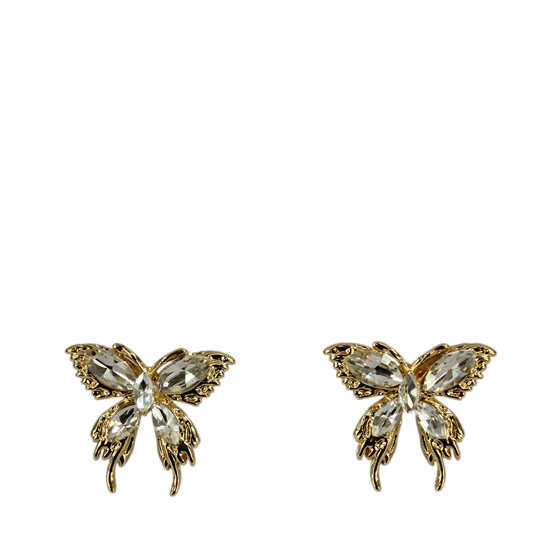 Gemstone Butterfly Stud earrings