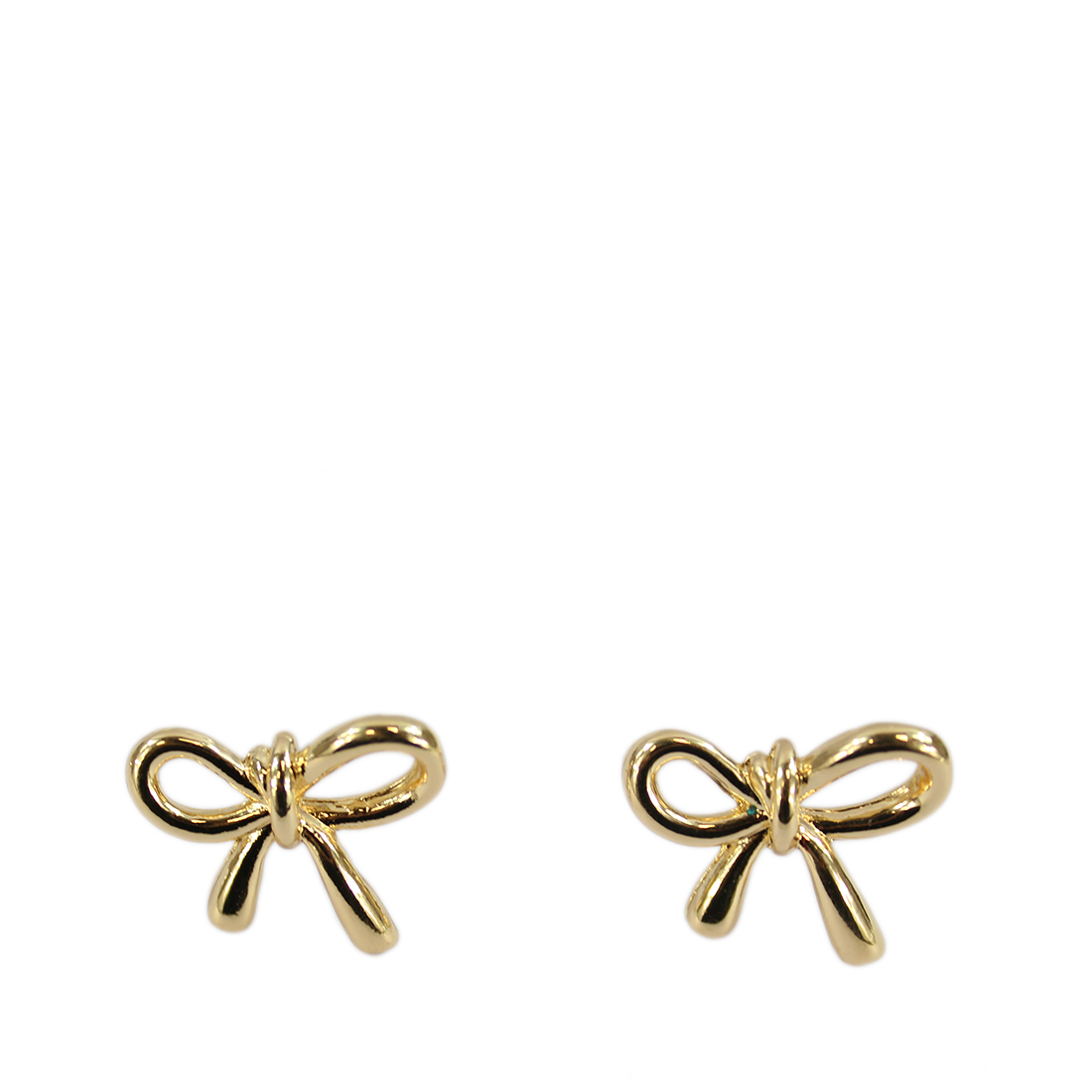 Stud thick bow earrings