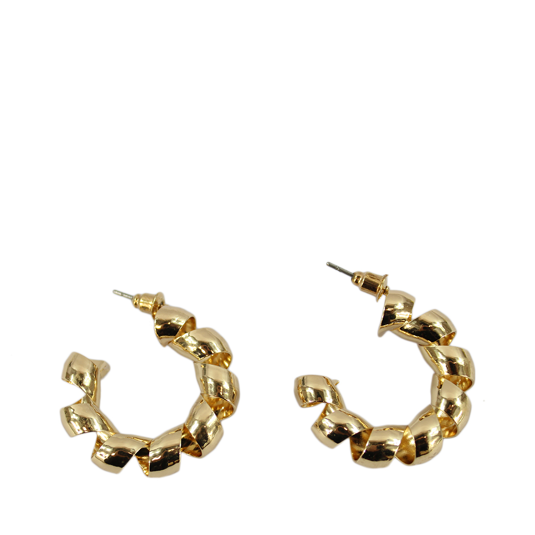 Circular Spring hoop Earrings