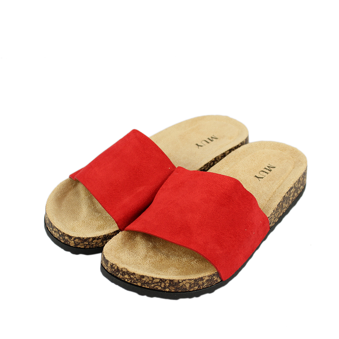 Stylish sandals with soft suede