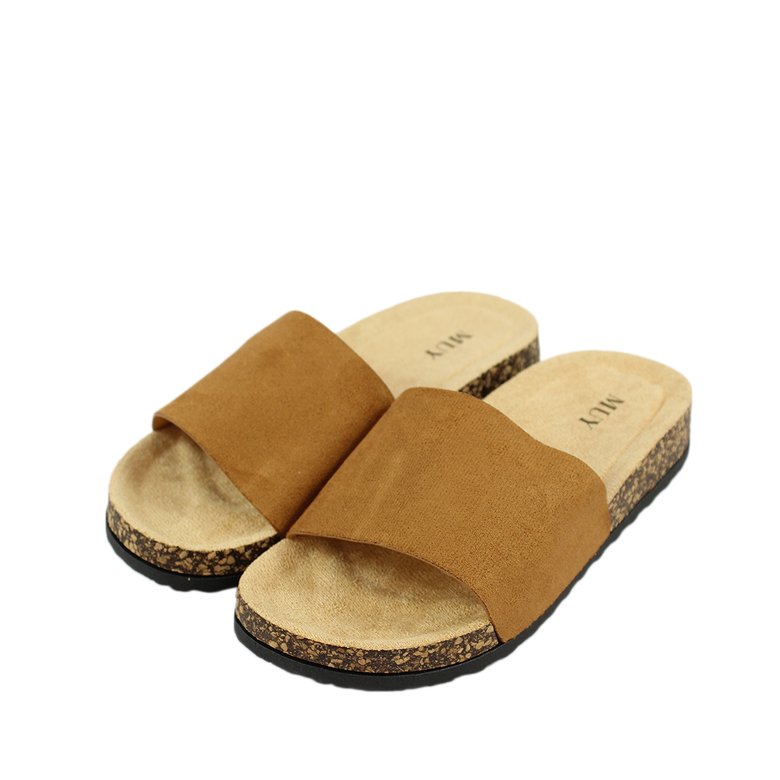 Stylish sandals with soft suede