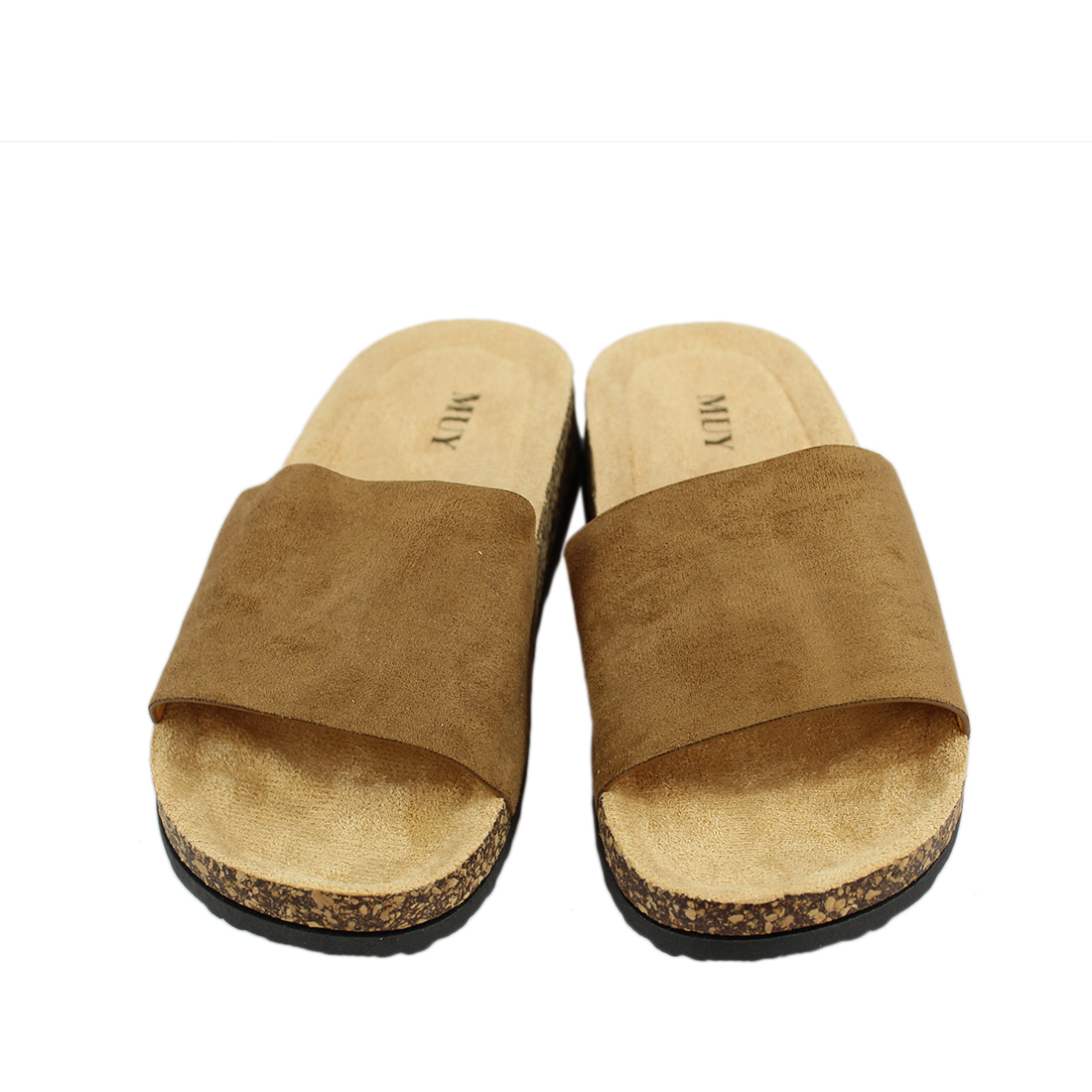 Stylish sandals with soft suede