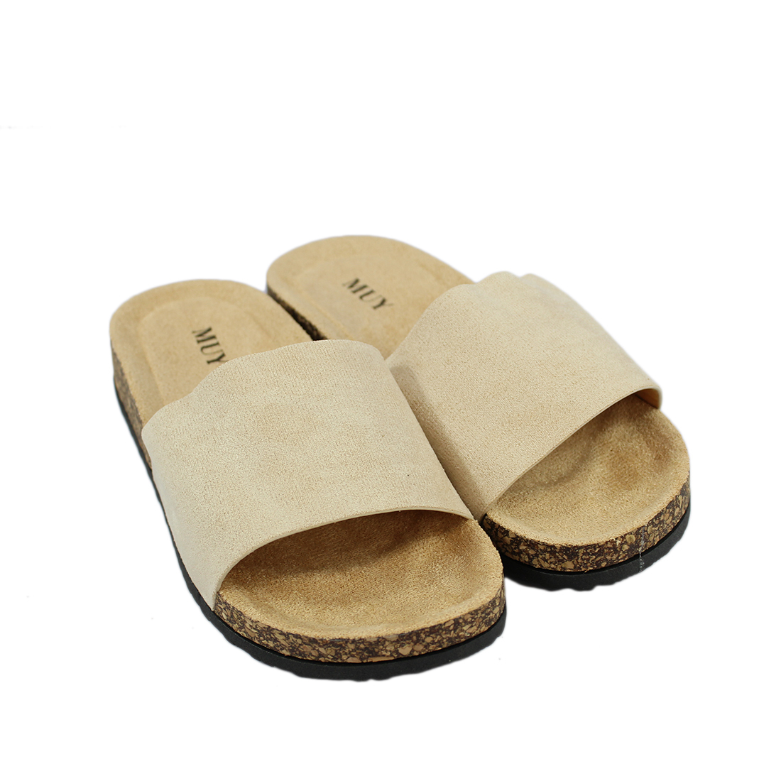 Stylish sandals with soft suede