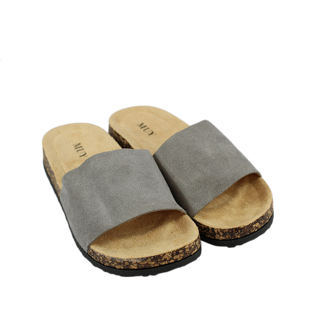 Stylish sandals with soft suede