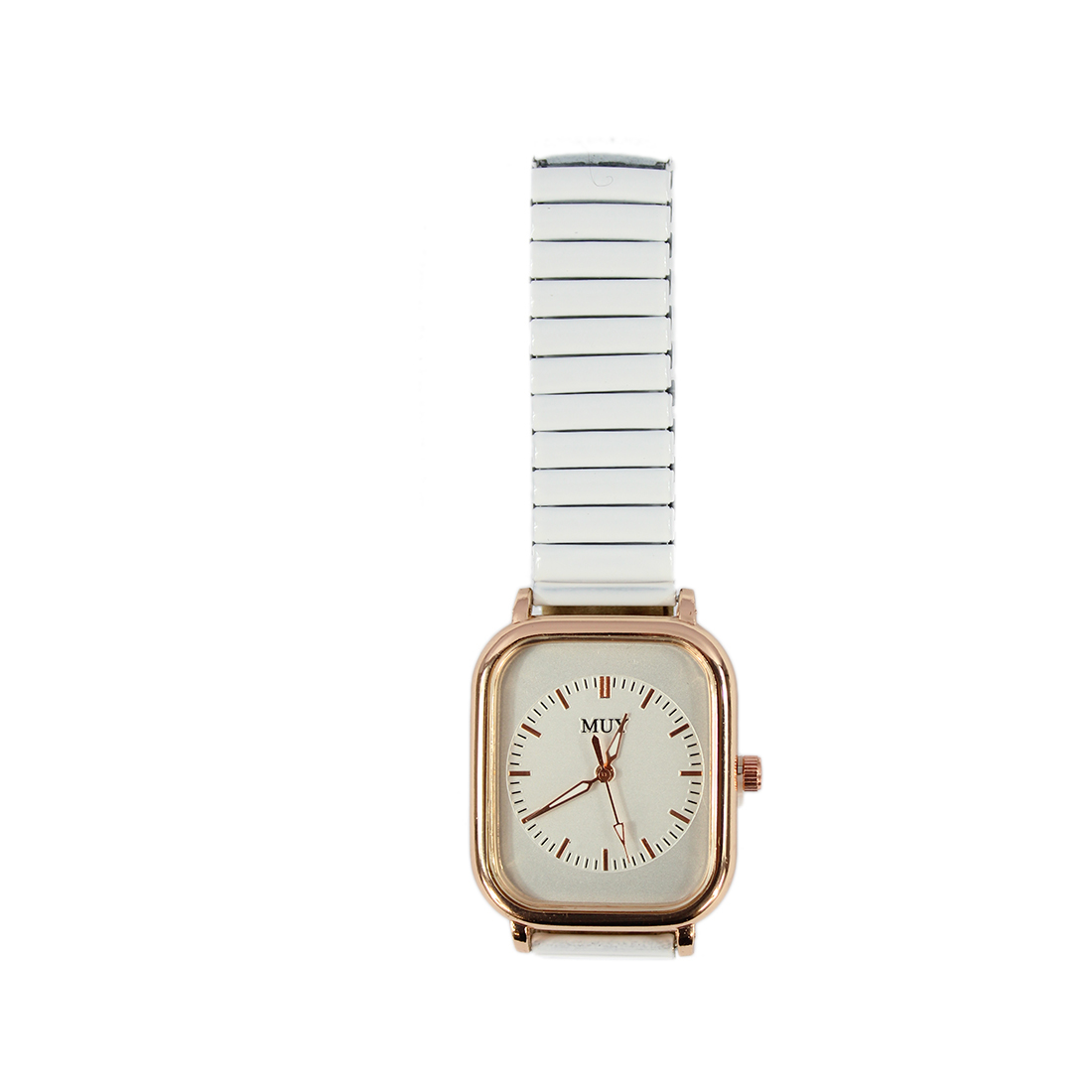 Minimalist  with plain dial, enhanced by gold accent