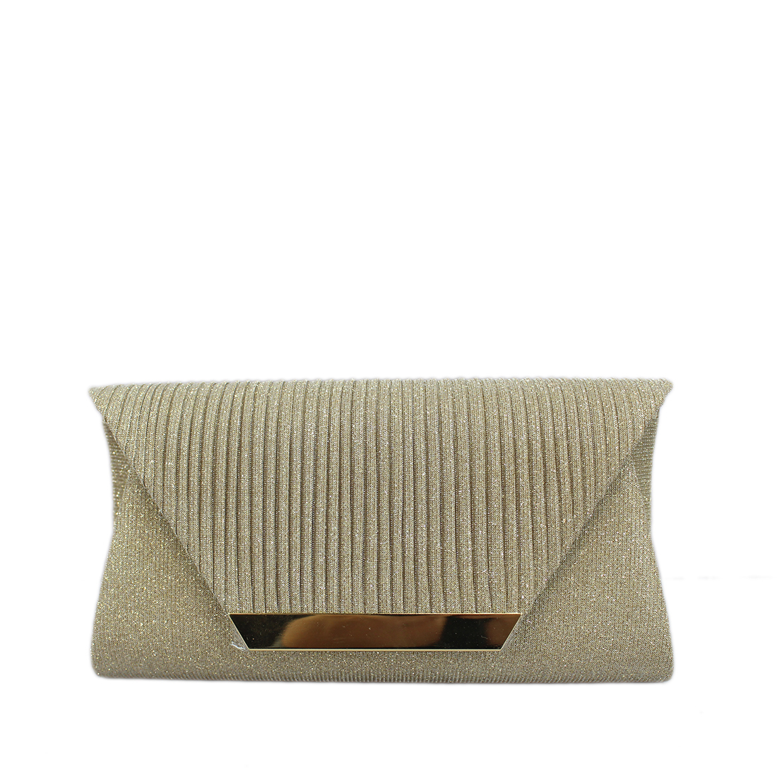 Glittered envelope clutch bag