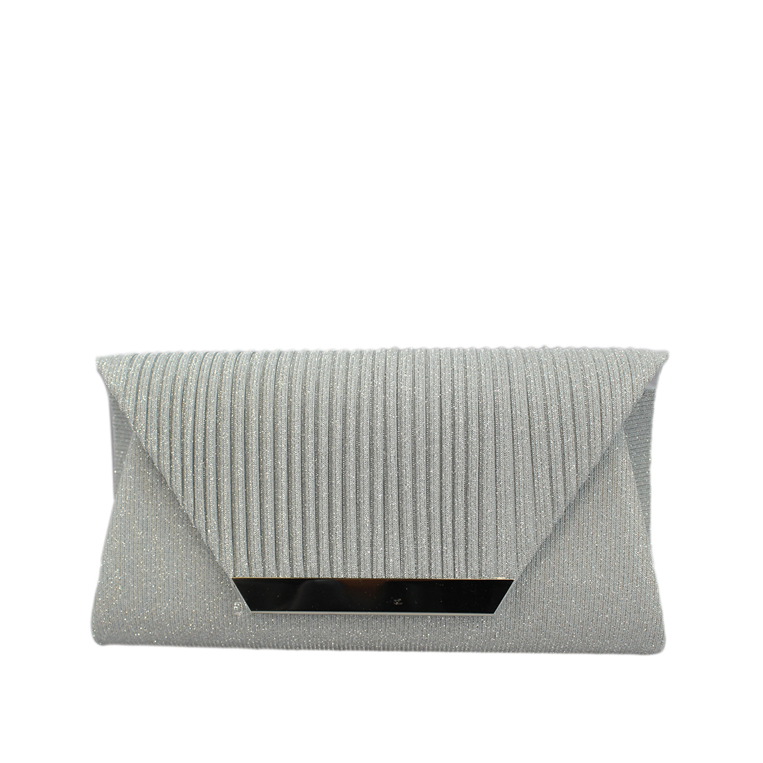 Glittered envelope clutch bag