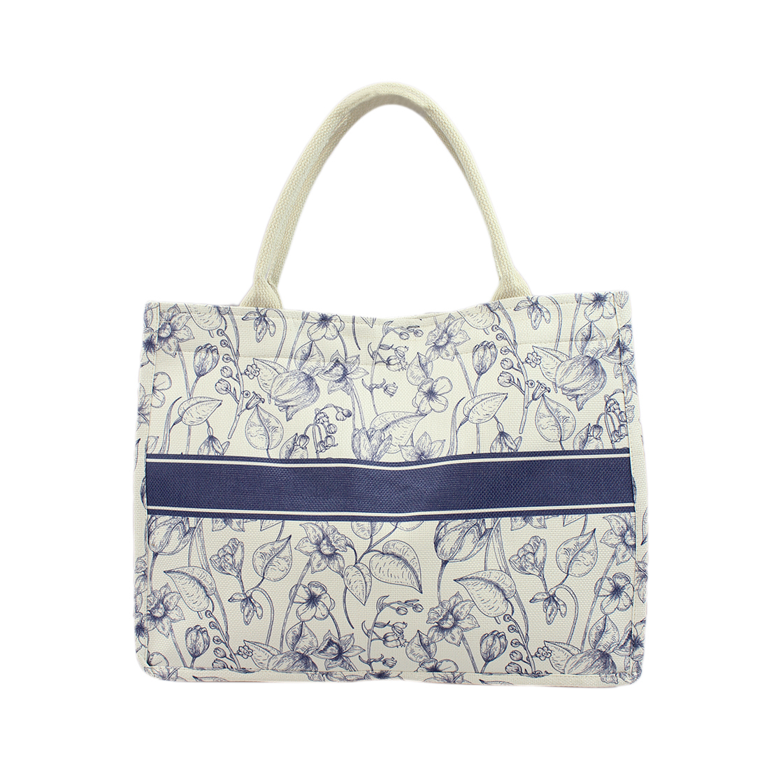 Blue hibiscus design