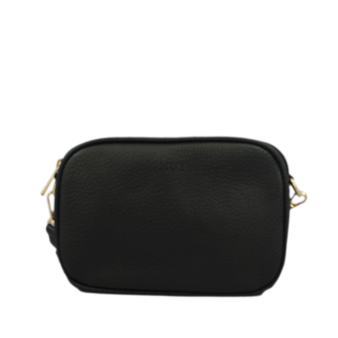 Plain with double zip