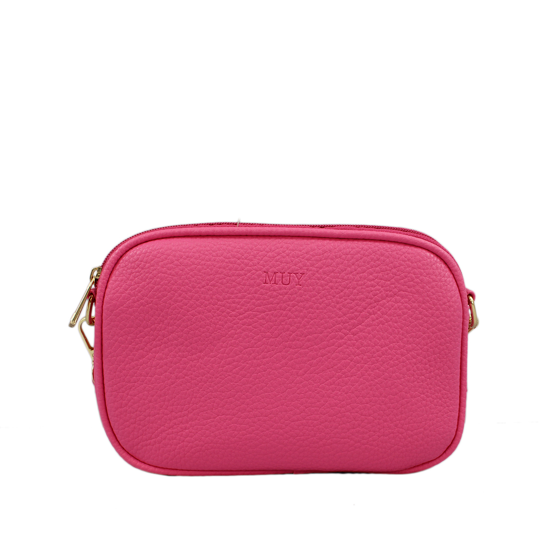 Plain with double zip