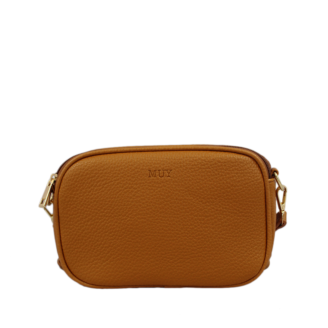 Plain with double zip
