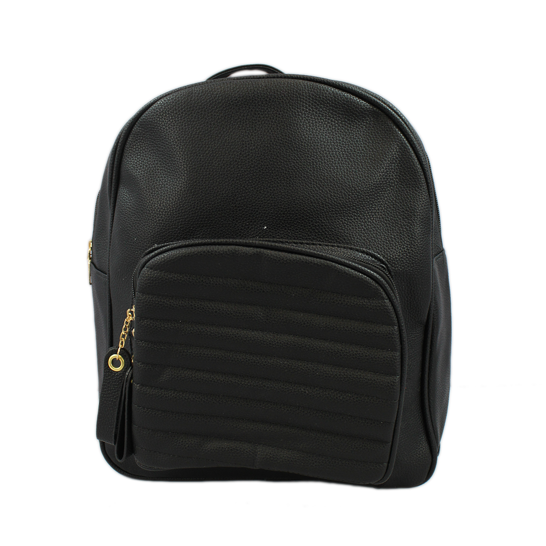Quilted wide backpack