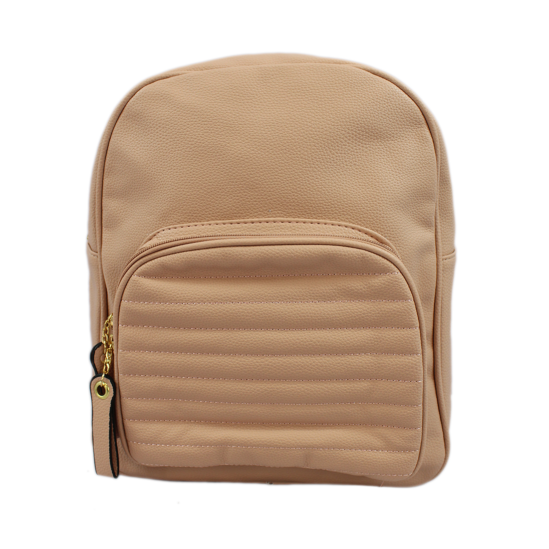 Quilted wide backpack