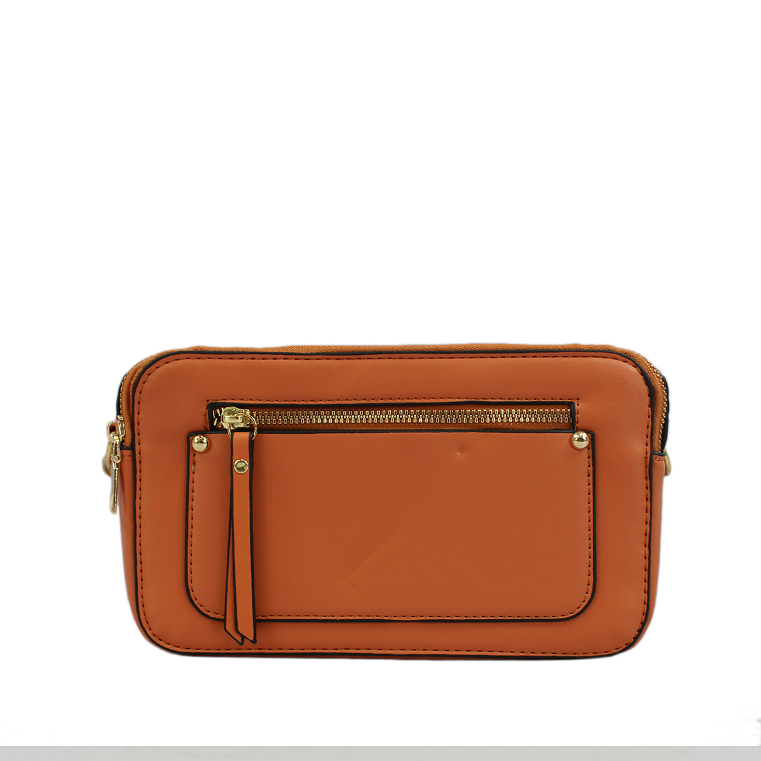 Two extra pockets cross body bag