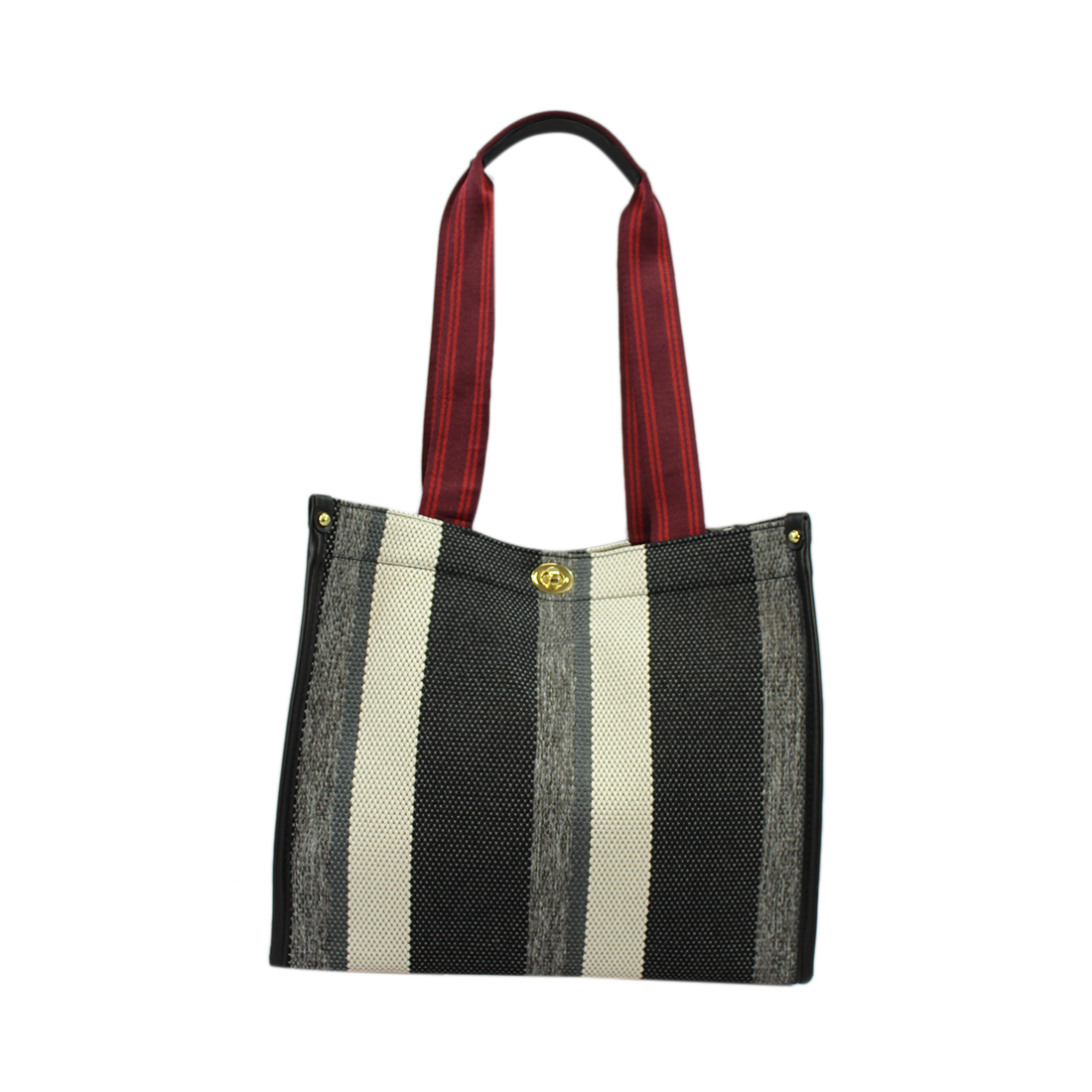 Striped Contemporary design Shoulder bag