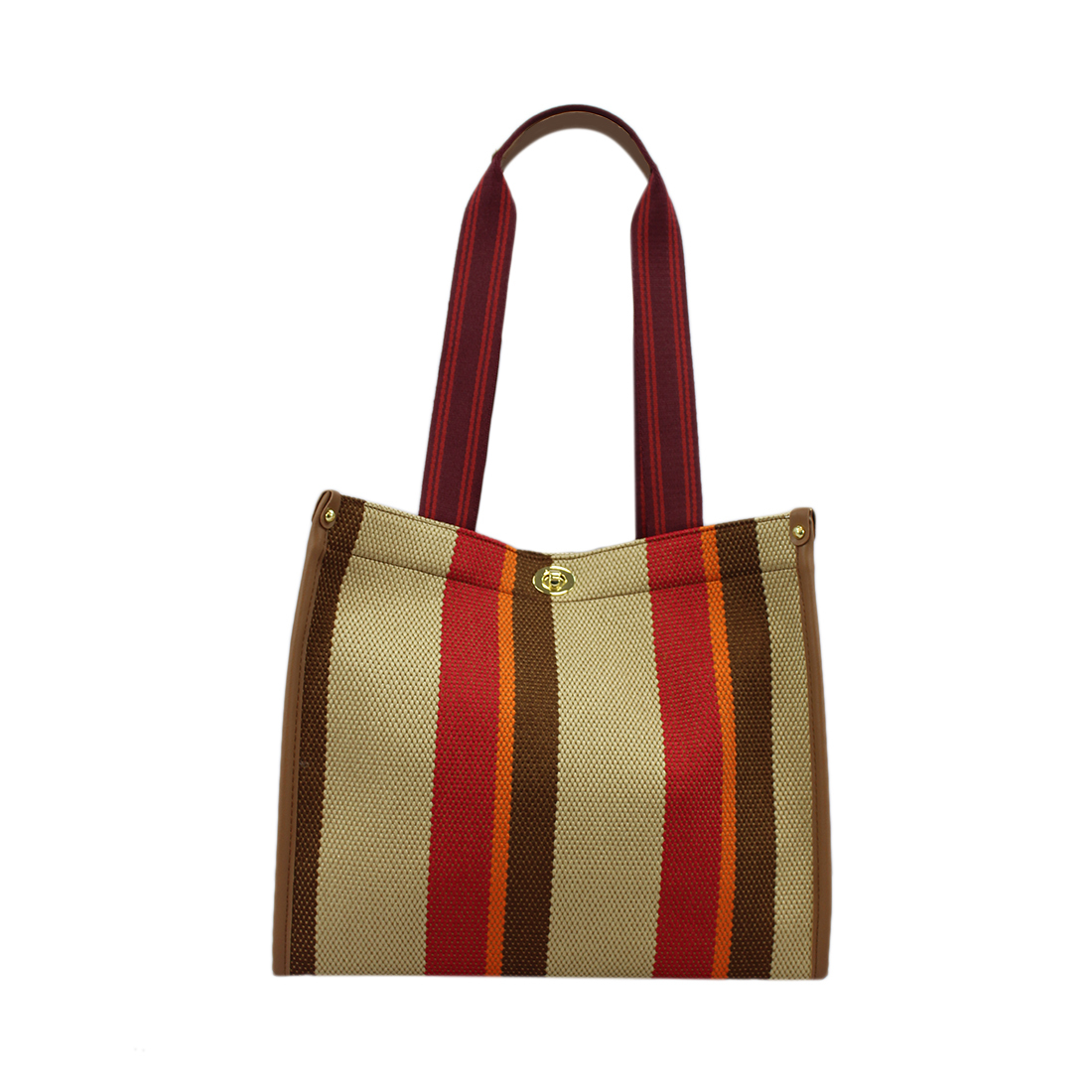 Striped Contemporary design Shoulder bag
