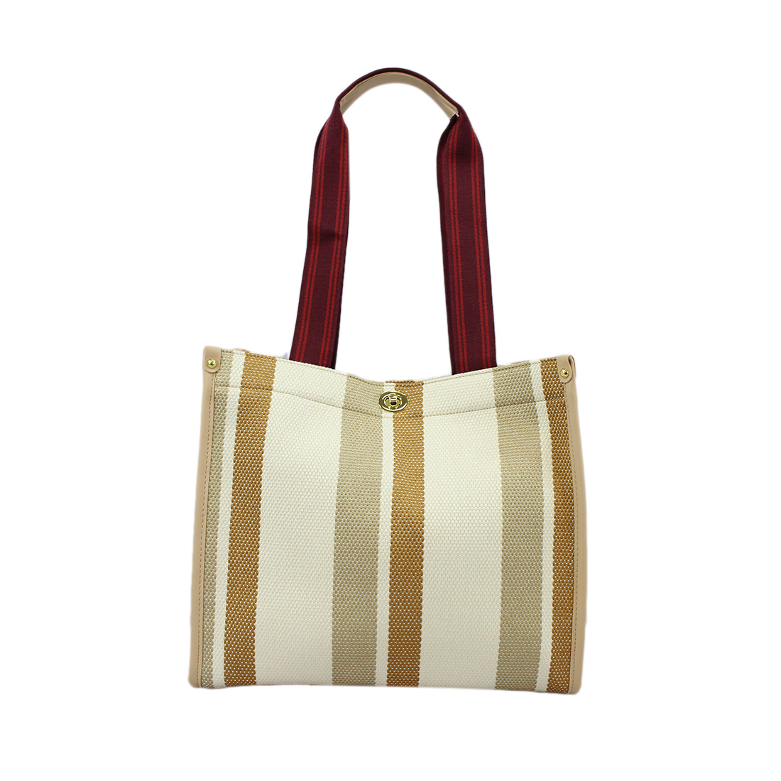 Striped Contemporary design Shoulder bag
