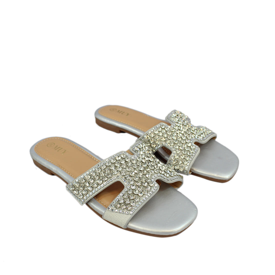 H strap design with gems