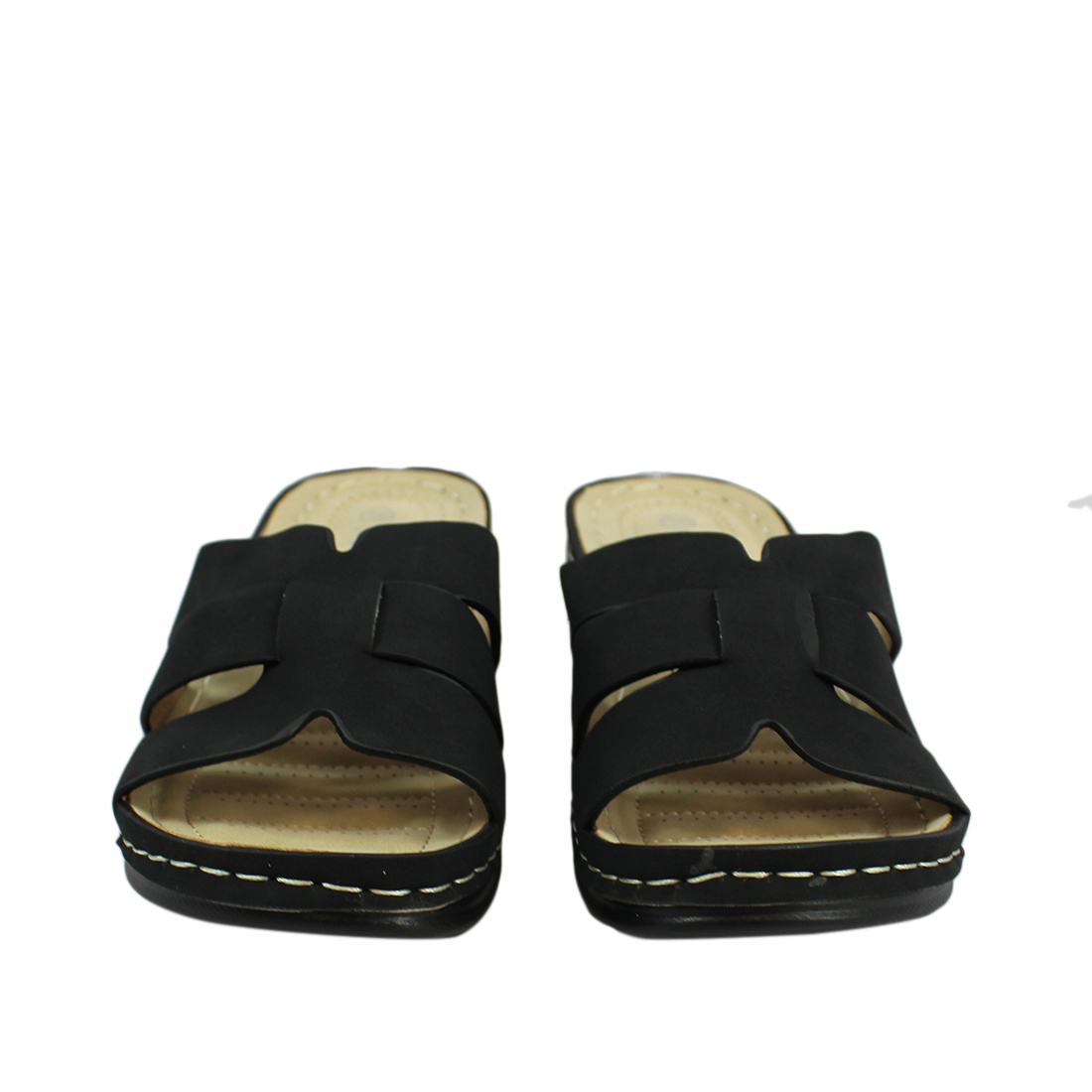 Wedge heeled comfortable thick Sole Casual style