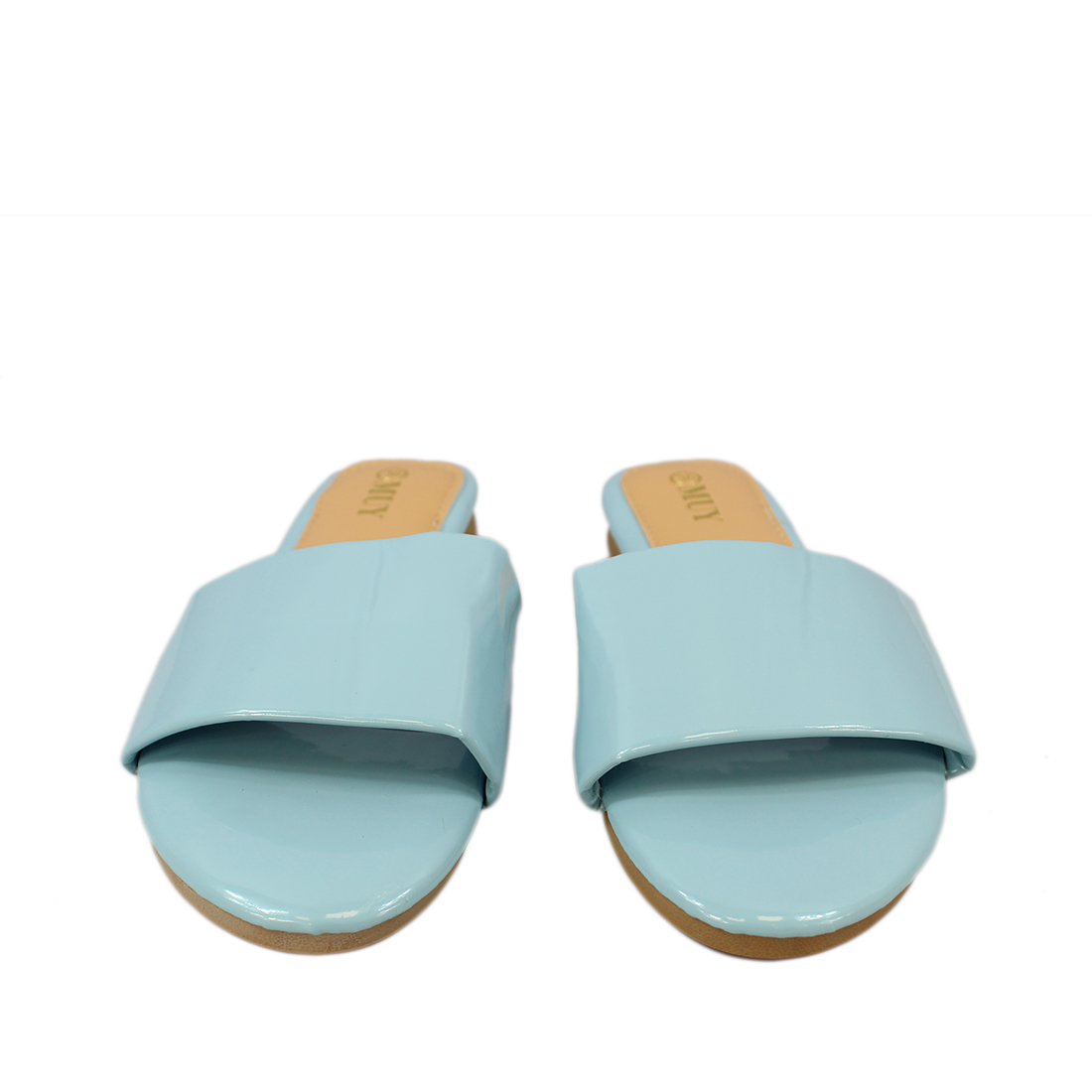 Plain with wide strap infornt