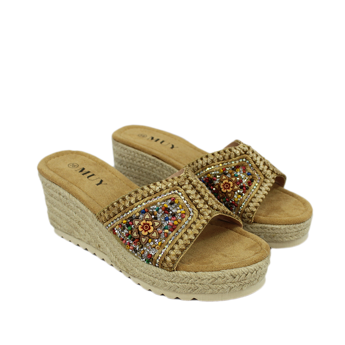 Lightweight Wedge Heel Sandal Design