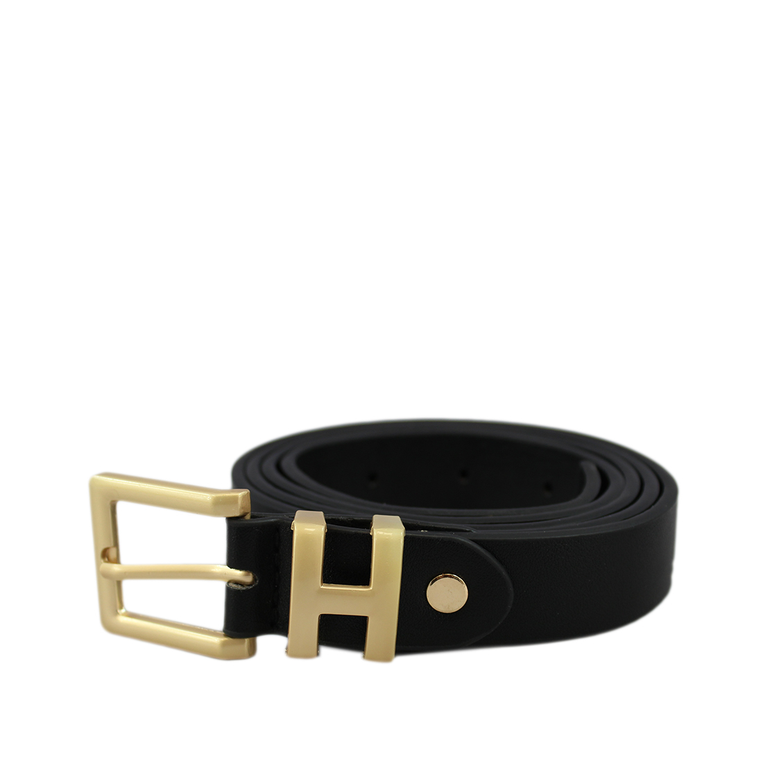 Plain gold buckle design