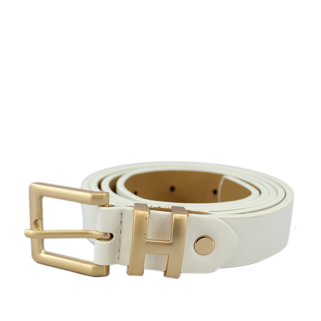 Plain gold buckle design
