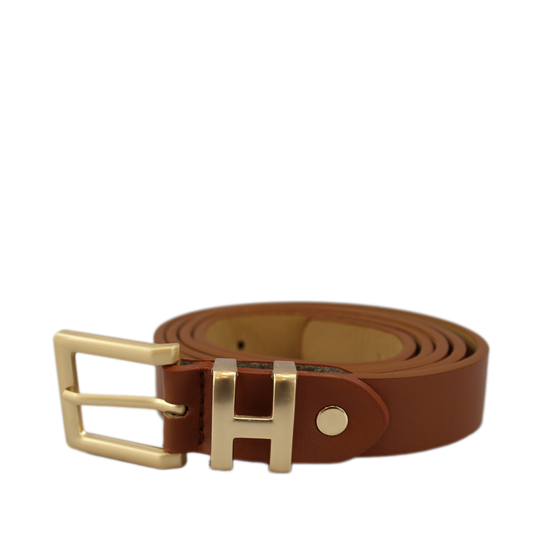 Plain gold buckle design