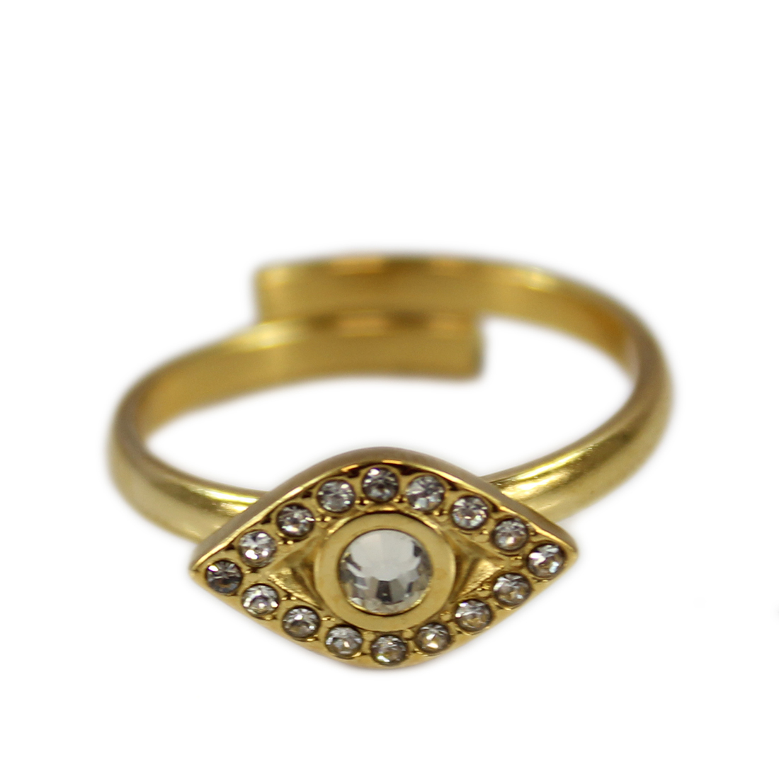 S. Steel Bangle eye deign with beads