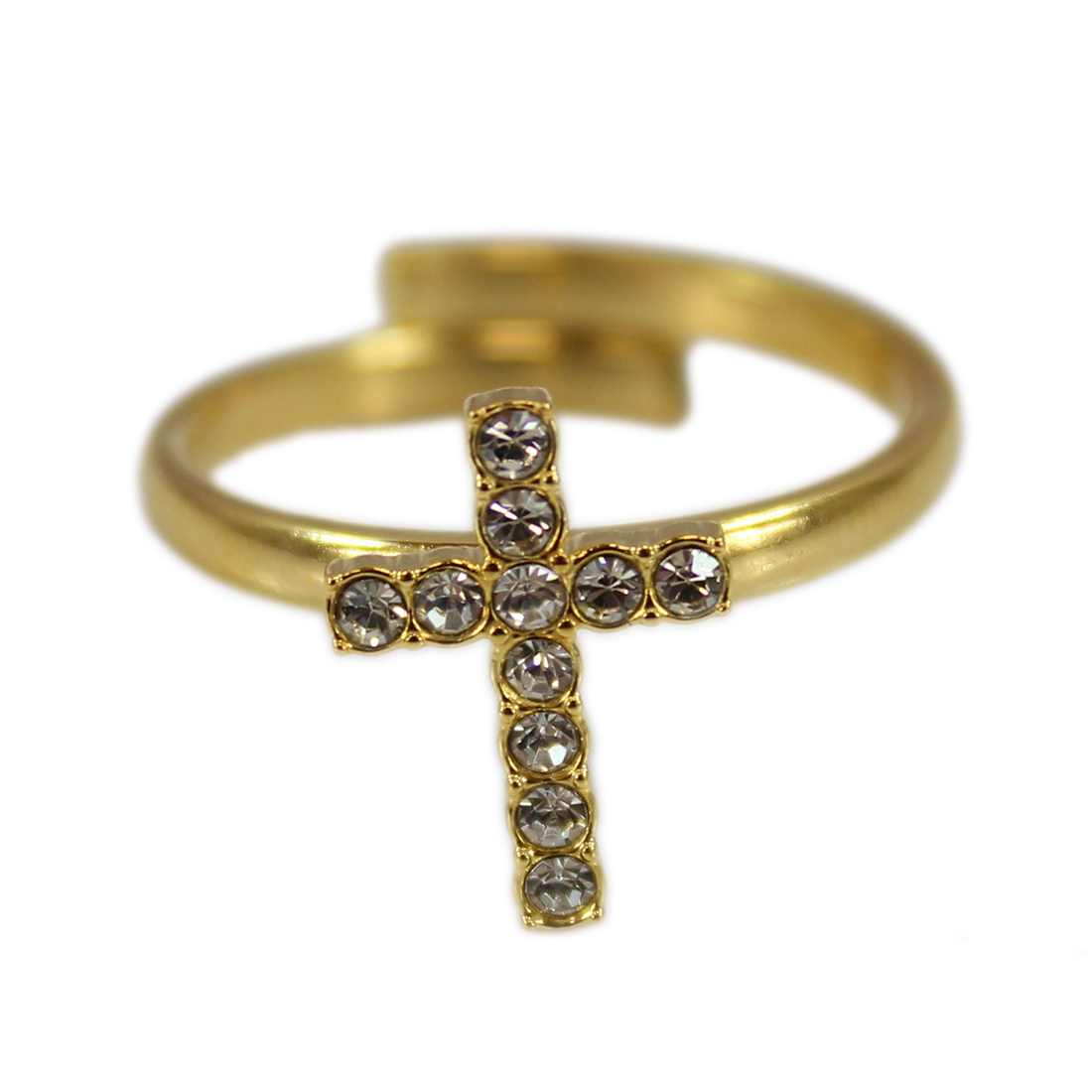S. Steel cross bangle style