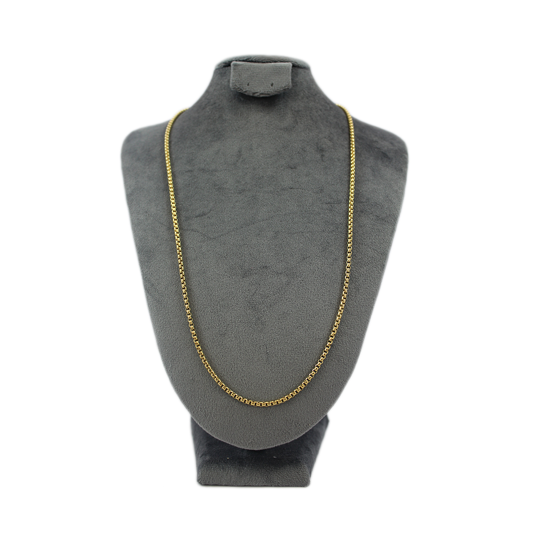 S. Steel Byzantine chain necklace