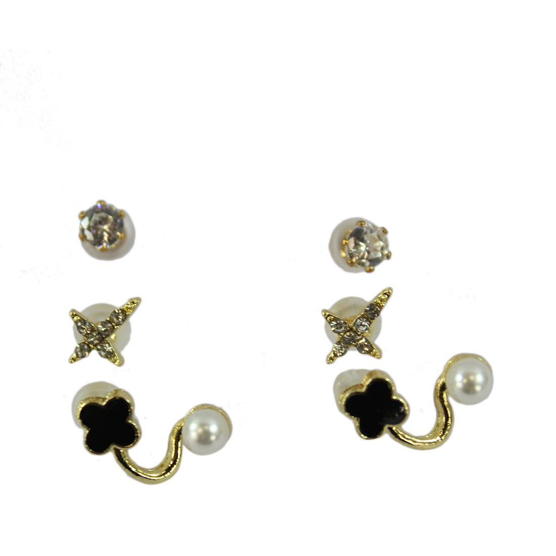 Set x3 little hearts