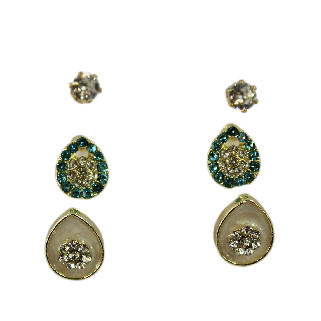 Set x3 Diamond, cross and clover leaf