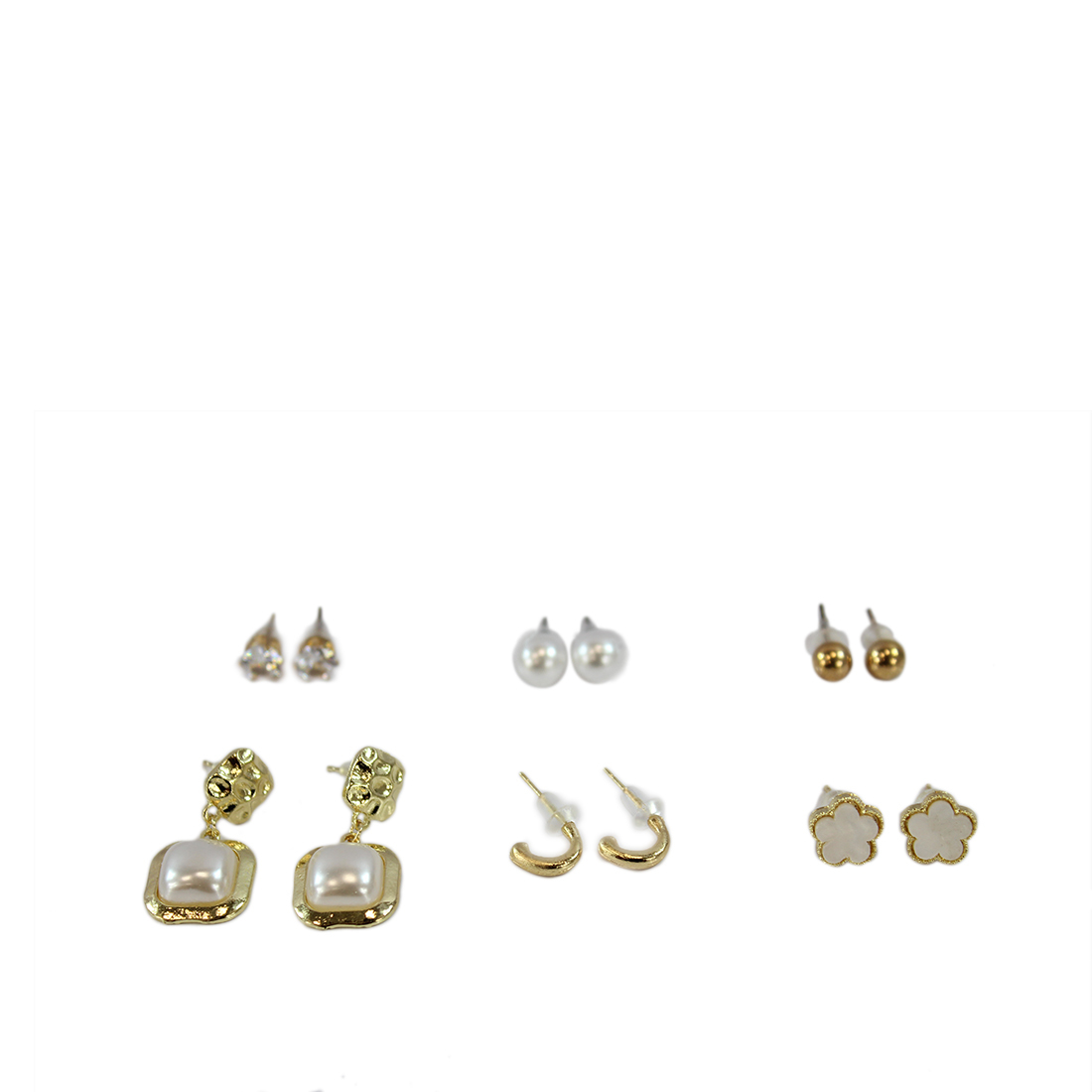 Gold hoops and diamond style