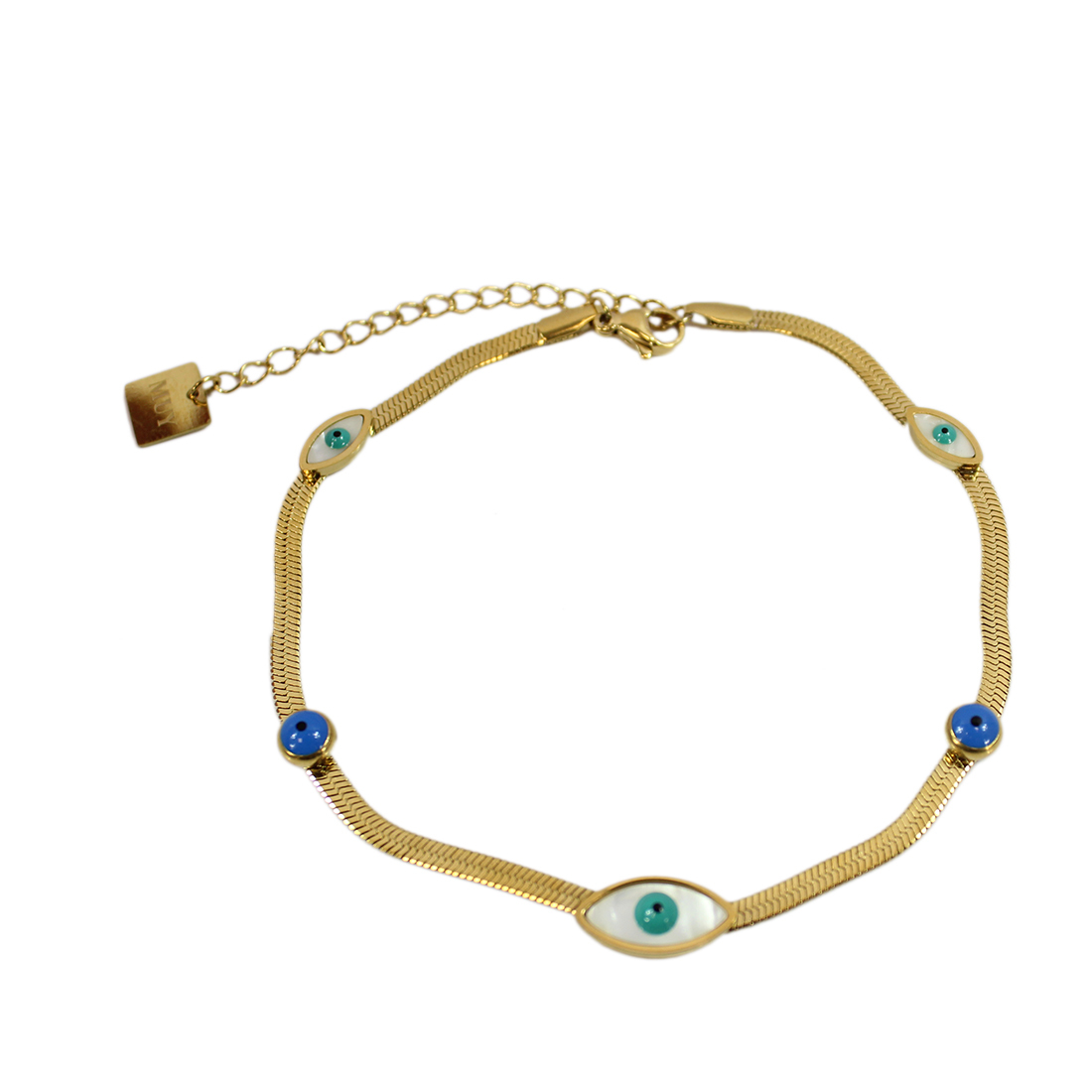 S. Steel snake chain with little eyes