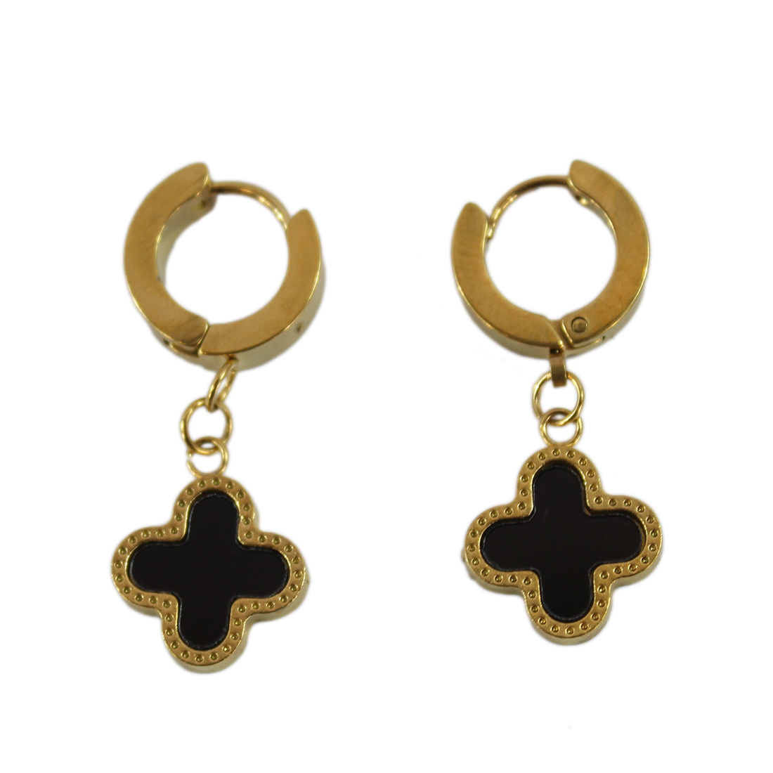 S. Steel black clover hoops